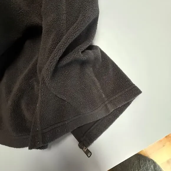 Columbia Hooded Vest Women MED M Benton Springs Fleece Zip Outdoors Hiking, 2919 - Picture 8 of 9